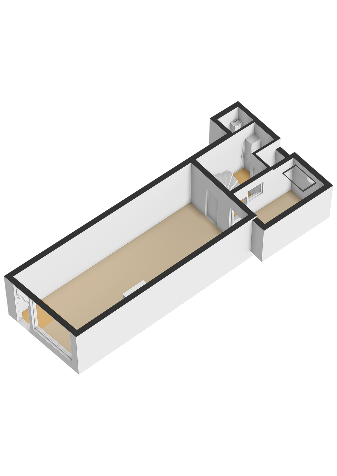 Kleine Hoogstraat 14 - Plattegronden 2