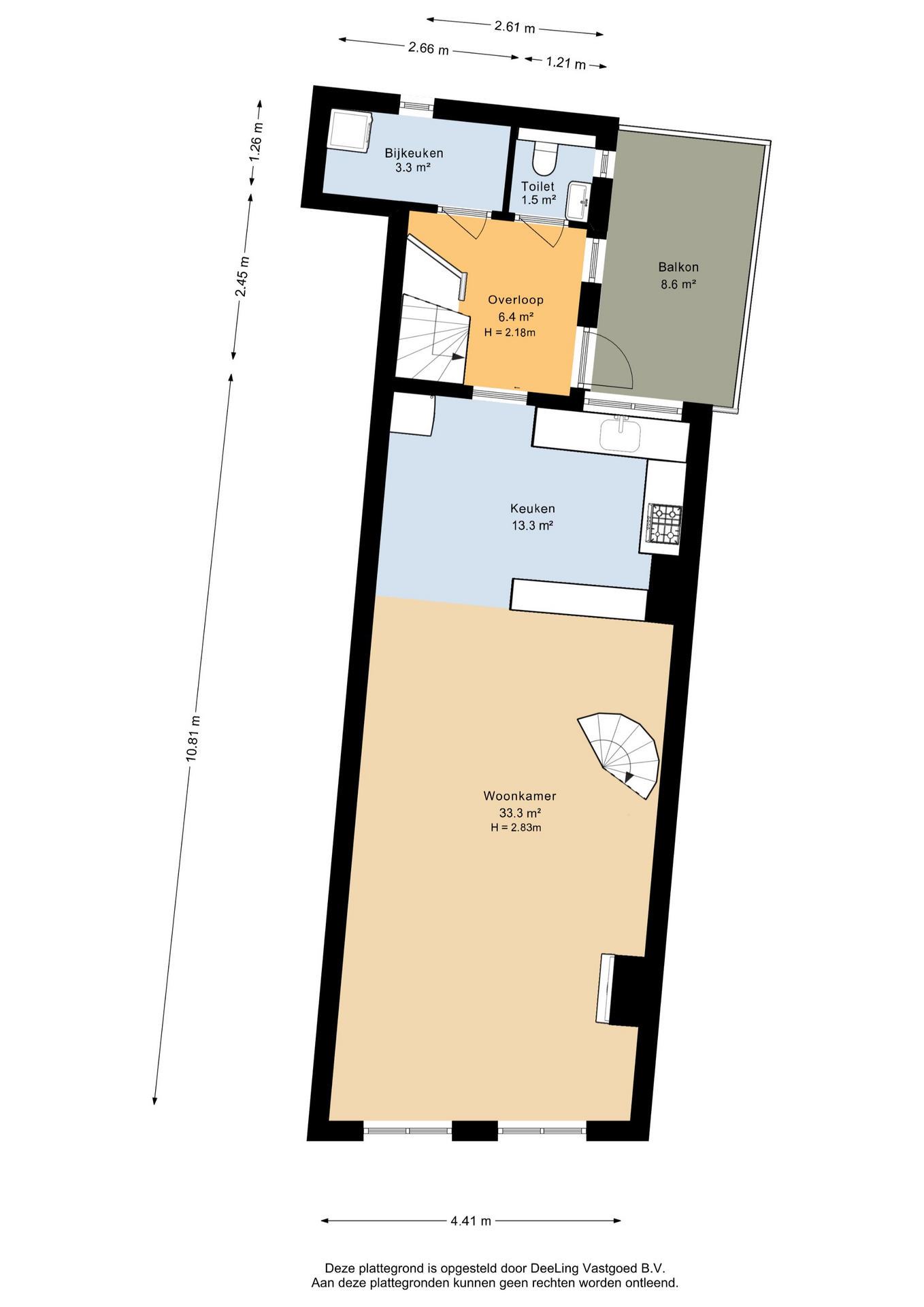 Kleine Hoogstraat 14 - Plattegronden 3