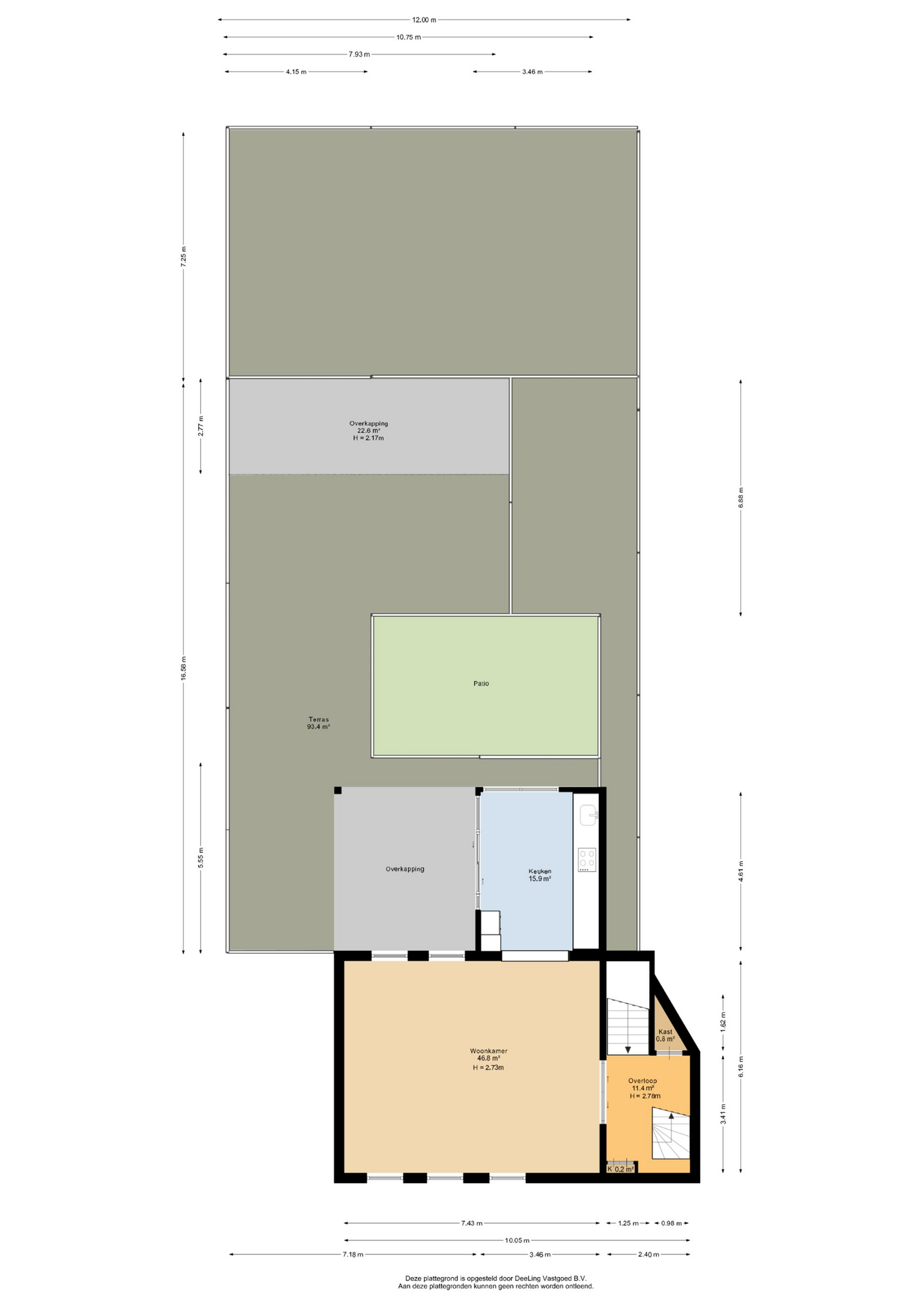 Hoveniersstraat 4 - Plattegronden 3