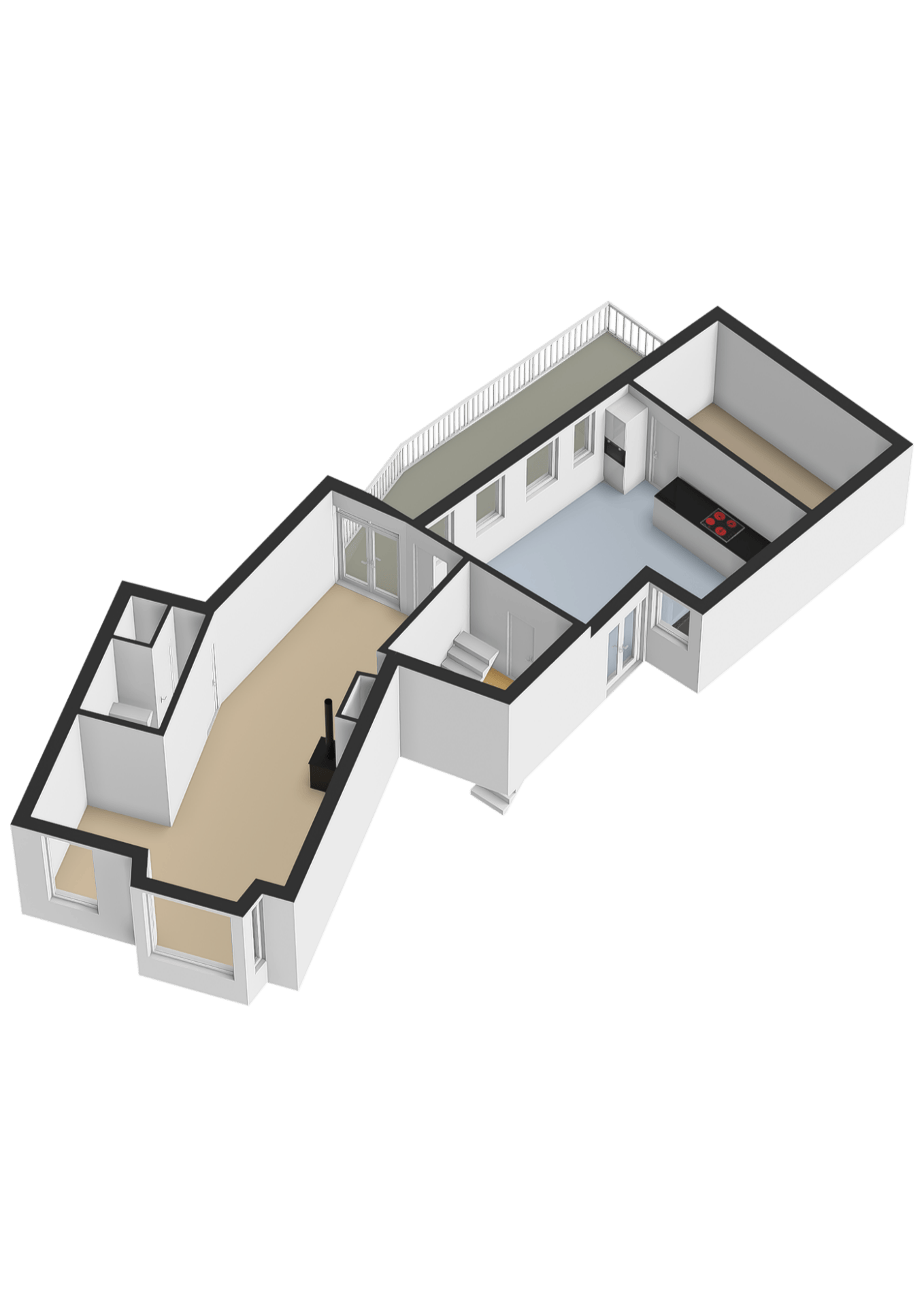 Blokhuisplein 16 - Plans in gallery item 6