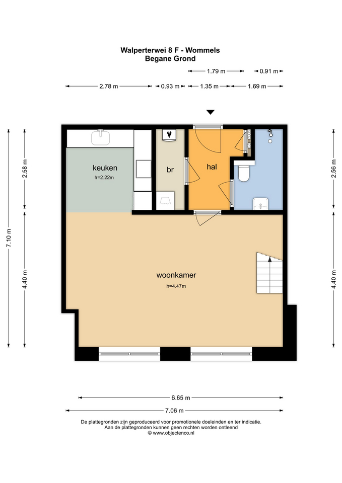 Walperterwei 8 F - Plattegronden 1