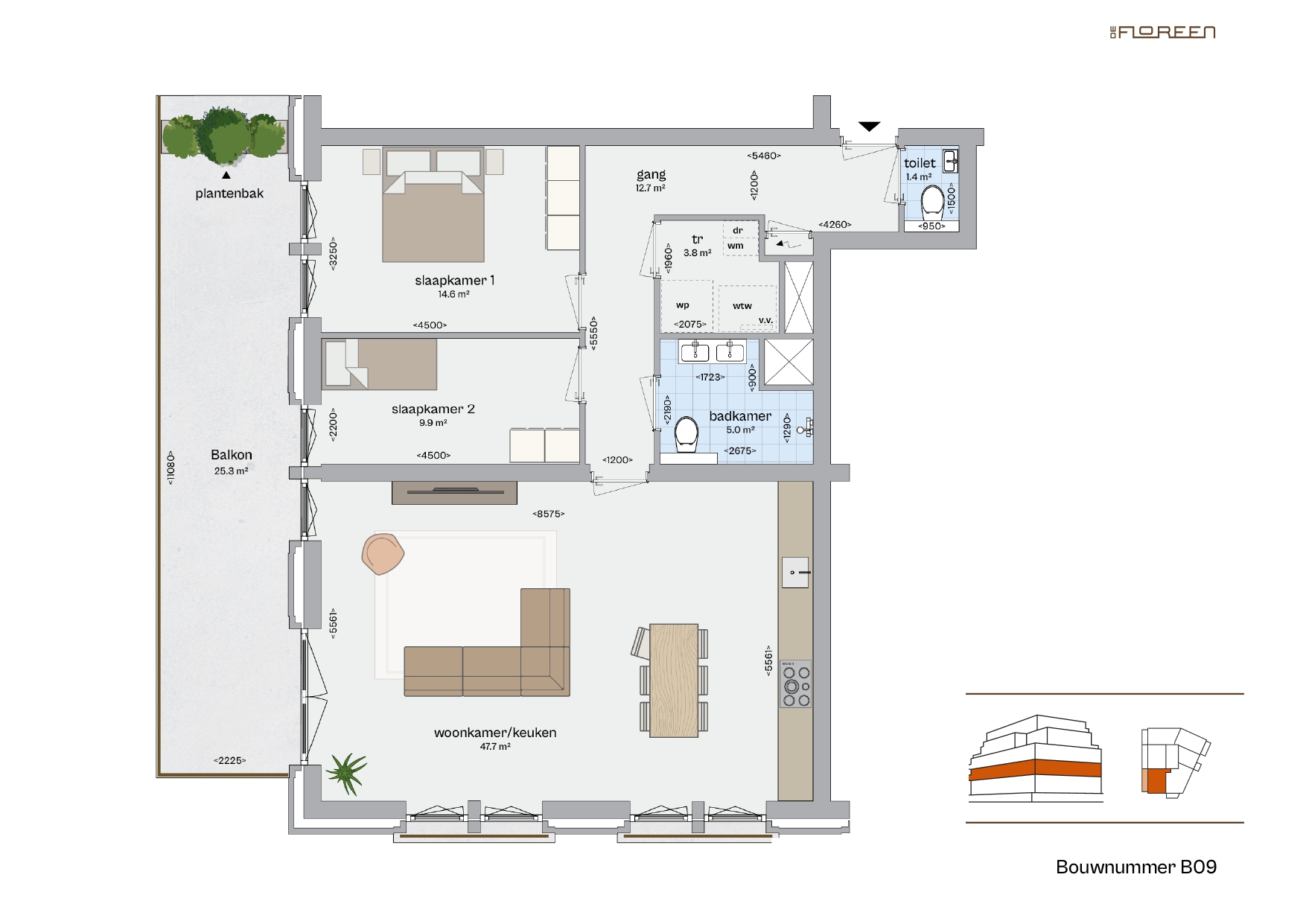 20251111 Fundaplattegrond De Floreen appartement B09_page-0001