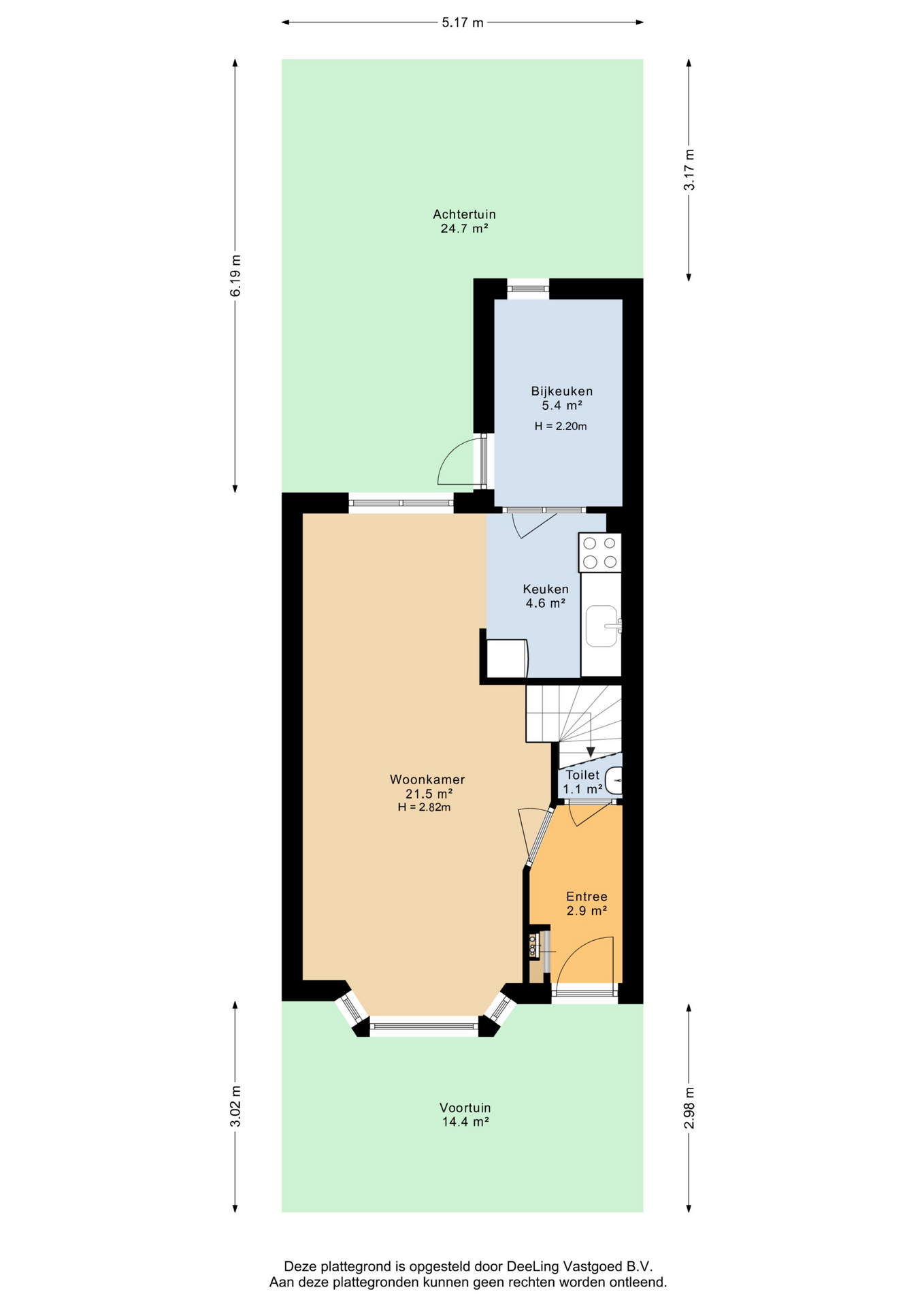 Spanjaardsstraat 1 B - Plans in gallery item 5