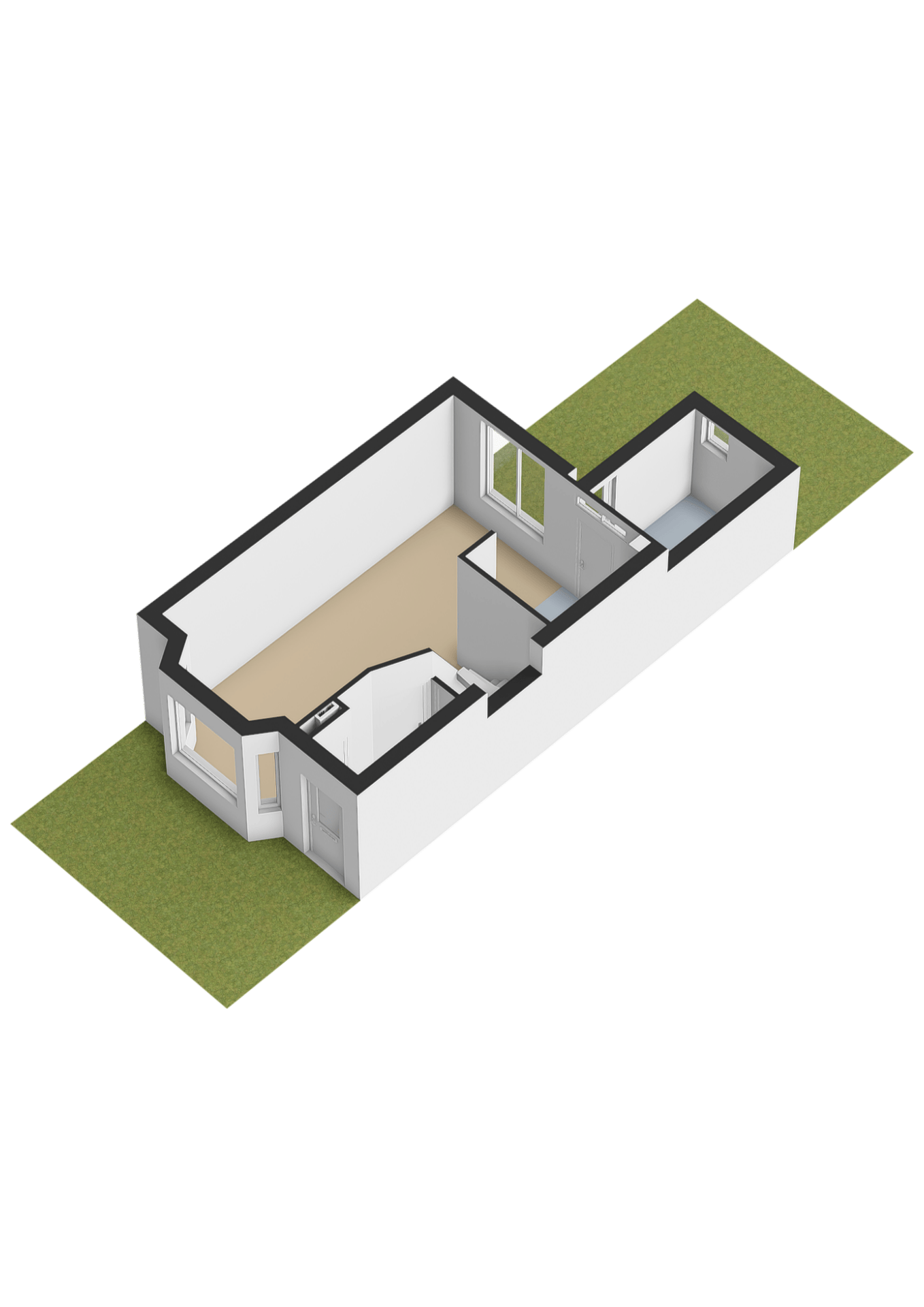 Spanjaardsstraat 1 B - Plans in gallery item 6