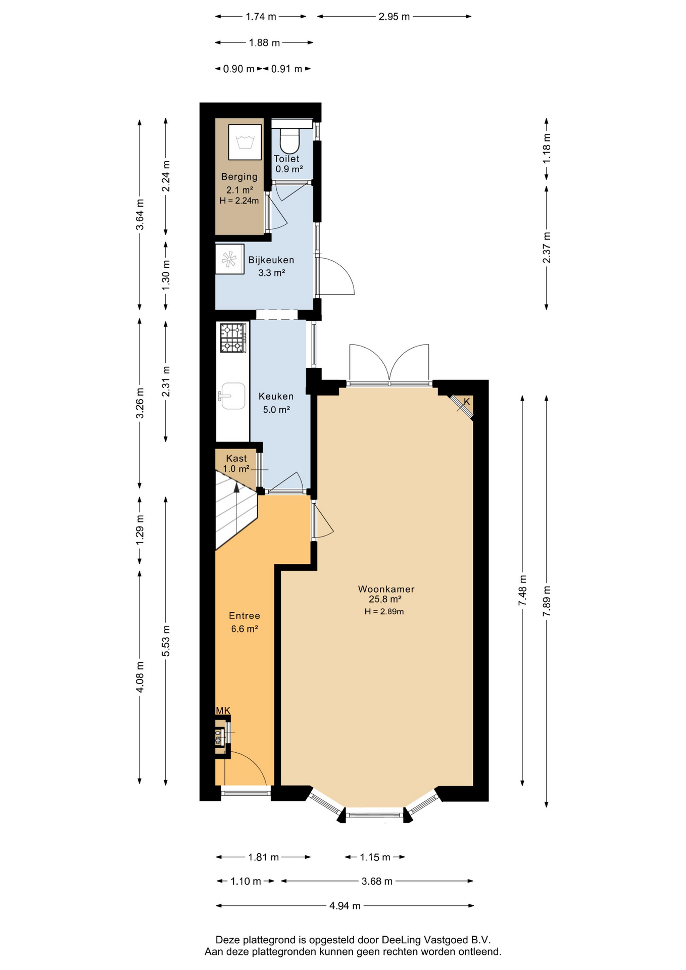 Mesdagstraat 40 - Plattegronden 1