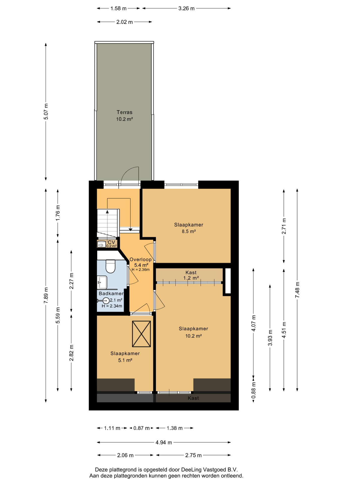 Mesdagstraat 40 - Plattegronden 3
