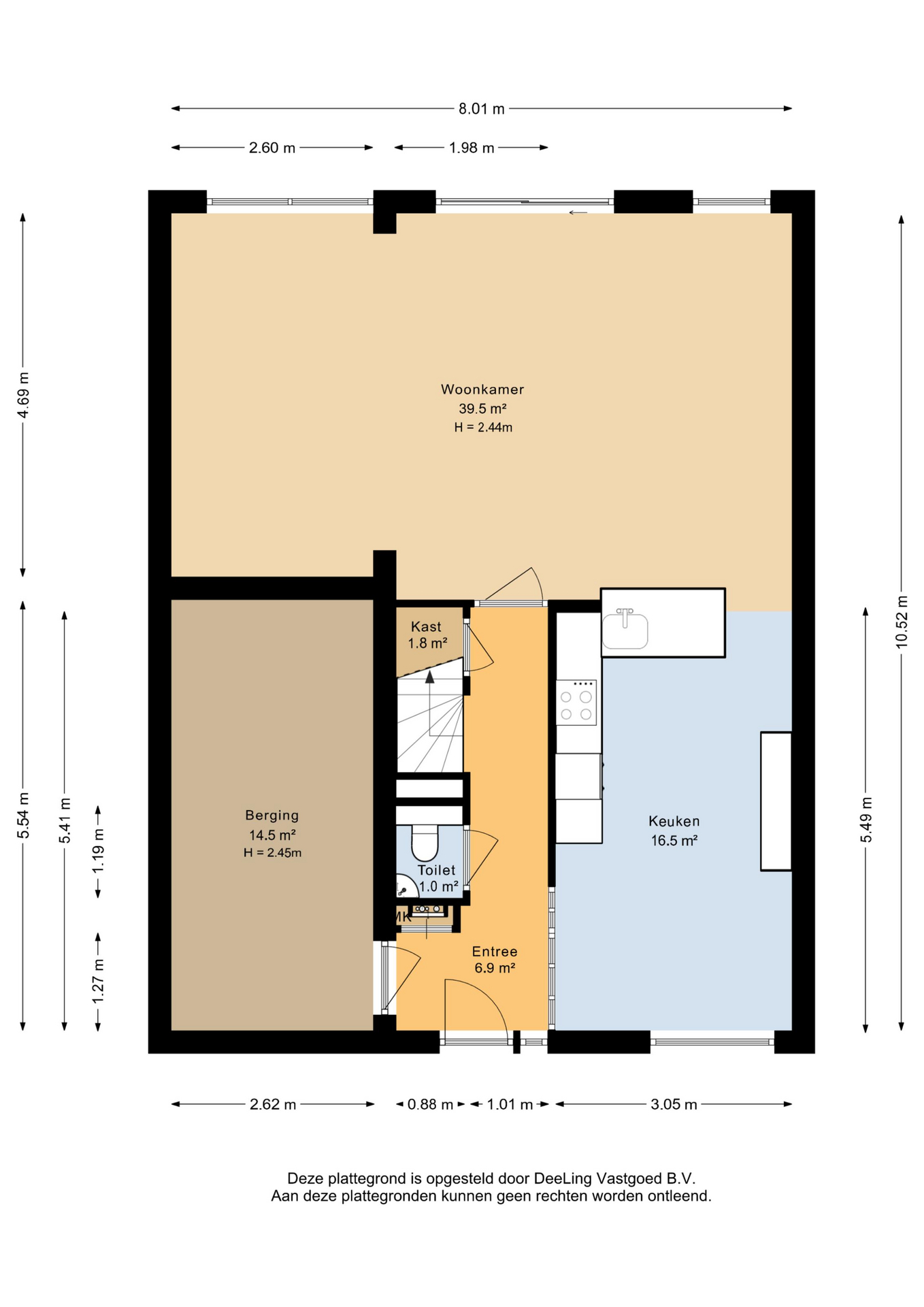 Hondiusstraat 8 - Plattegronden 1