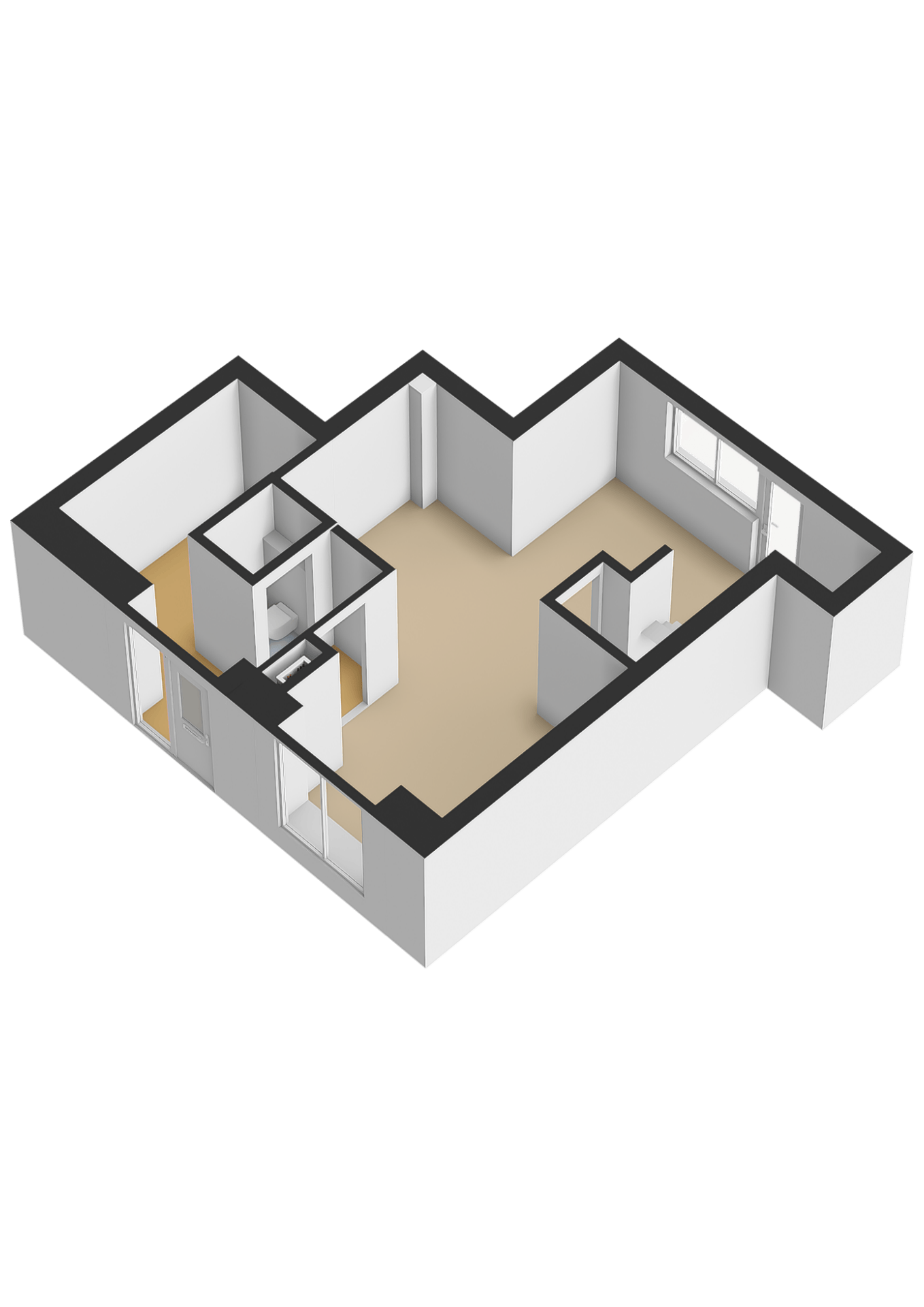 Begane grond - 3D