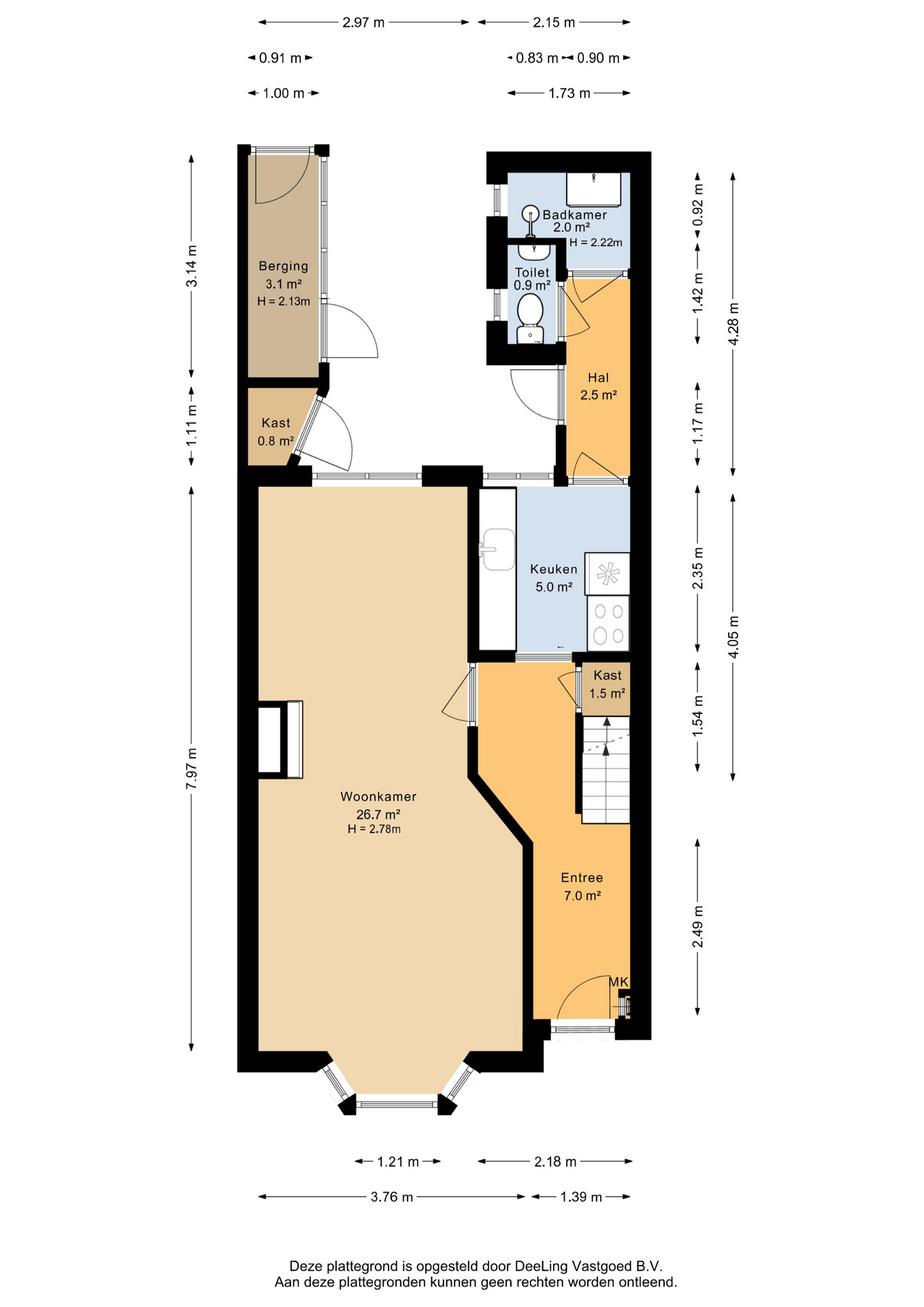 Paardestraat 12 - Plattegronden 1