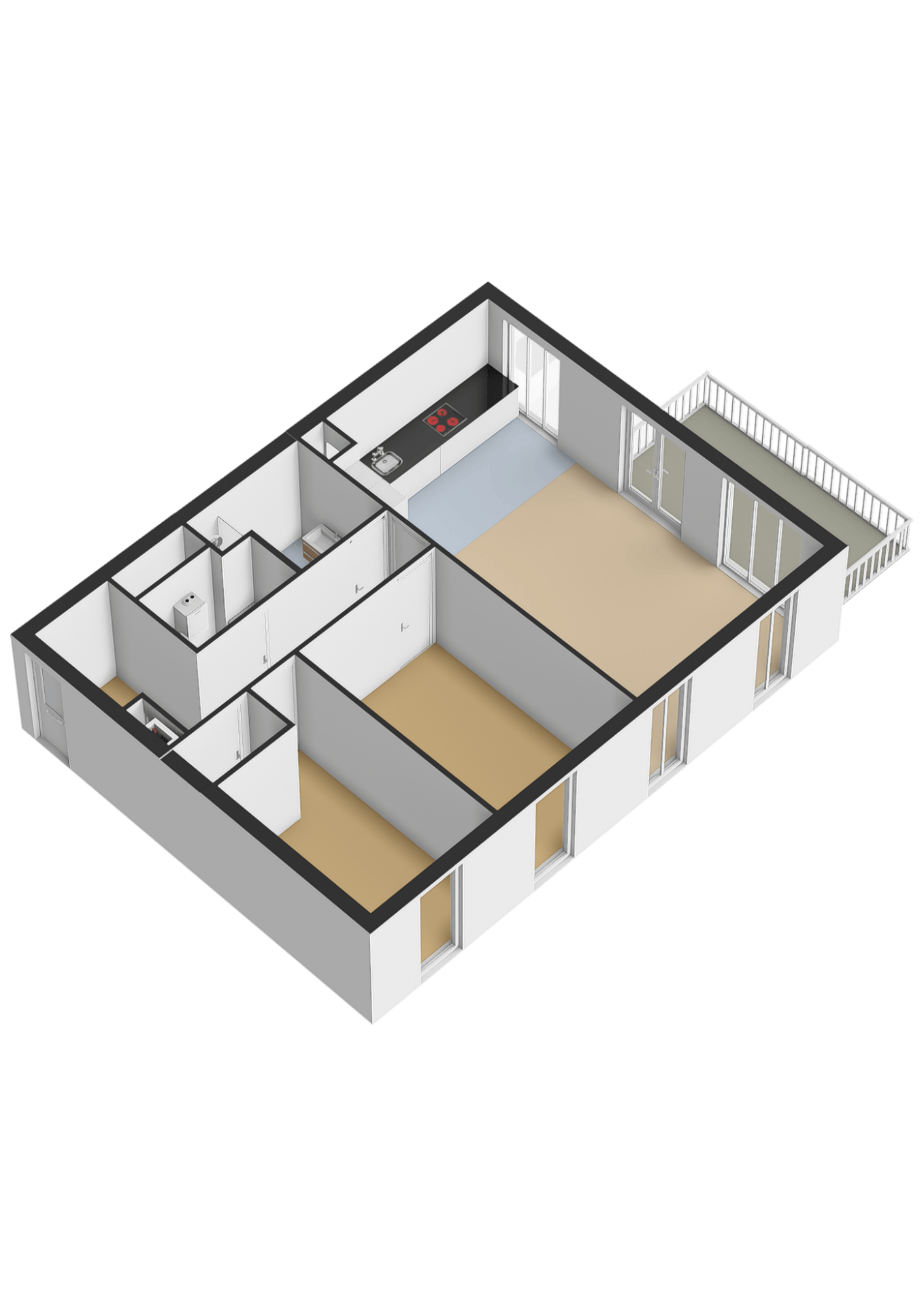 Tesselschadestraat 21 A 29 - Plattegronden 2