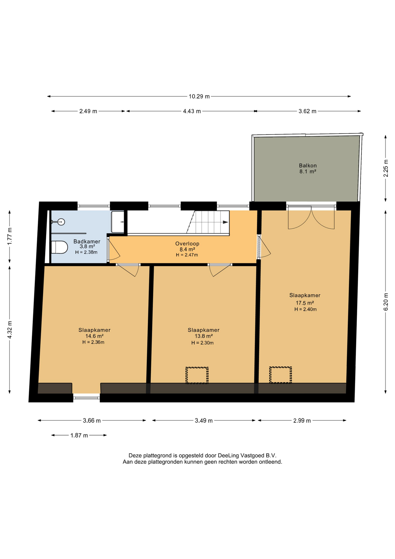Rembrandtstraat 1 A - Plattegronden 3