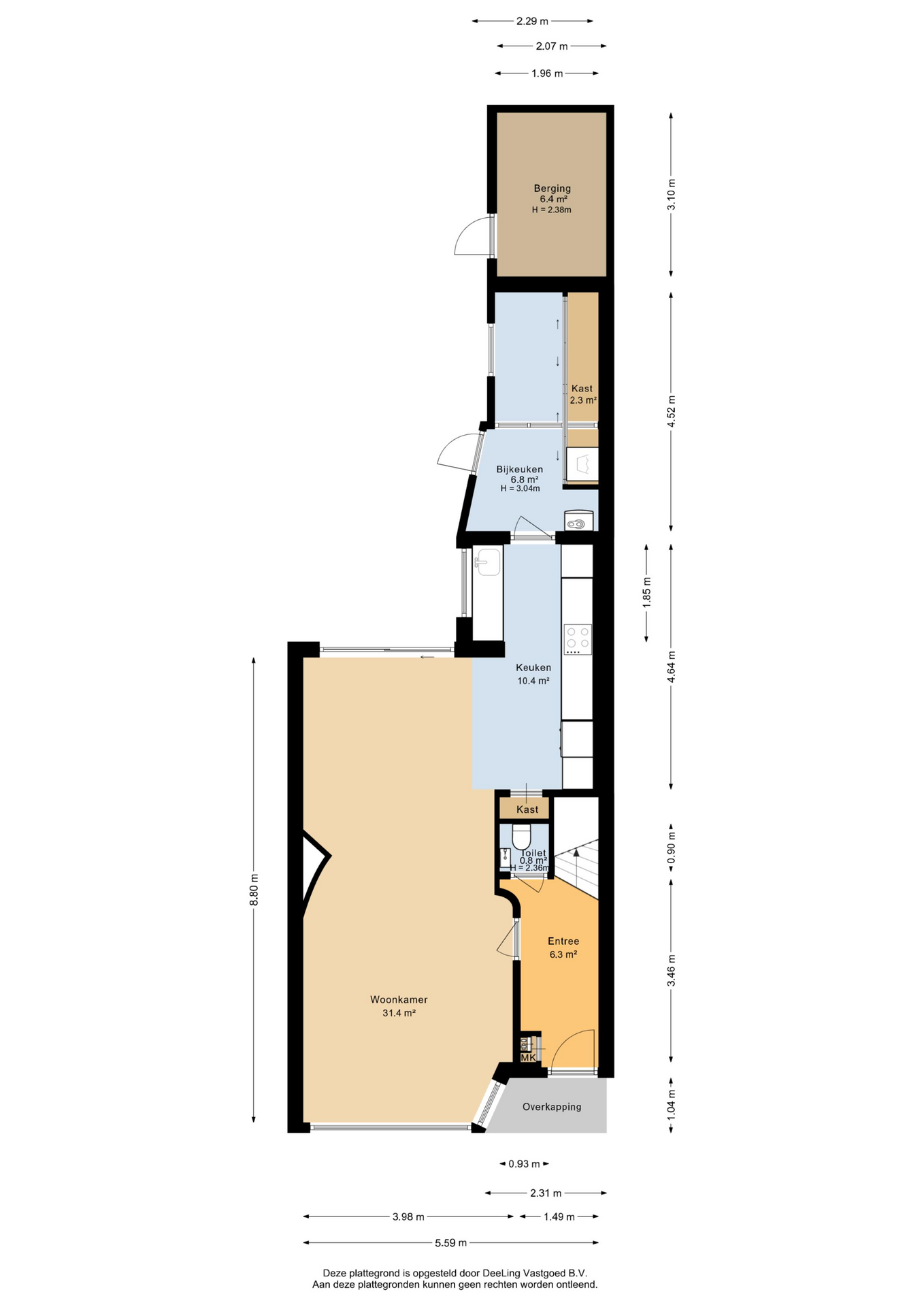 Goudenregenstraat 25 - Plattegronden 1