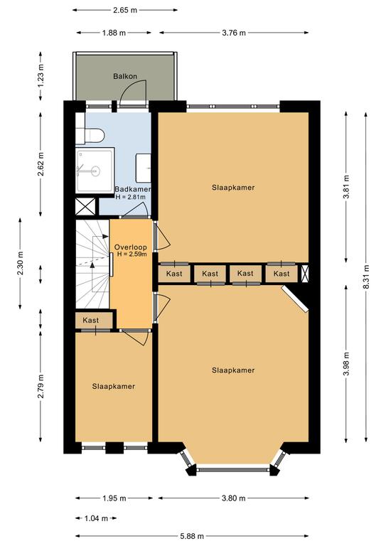 Koekoekstraat 6 - Plattegronden 3