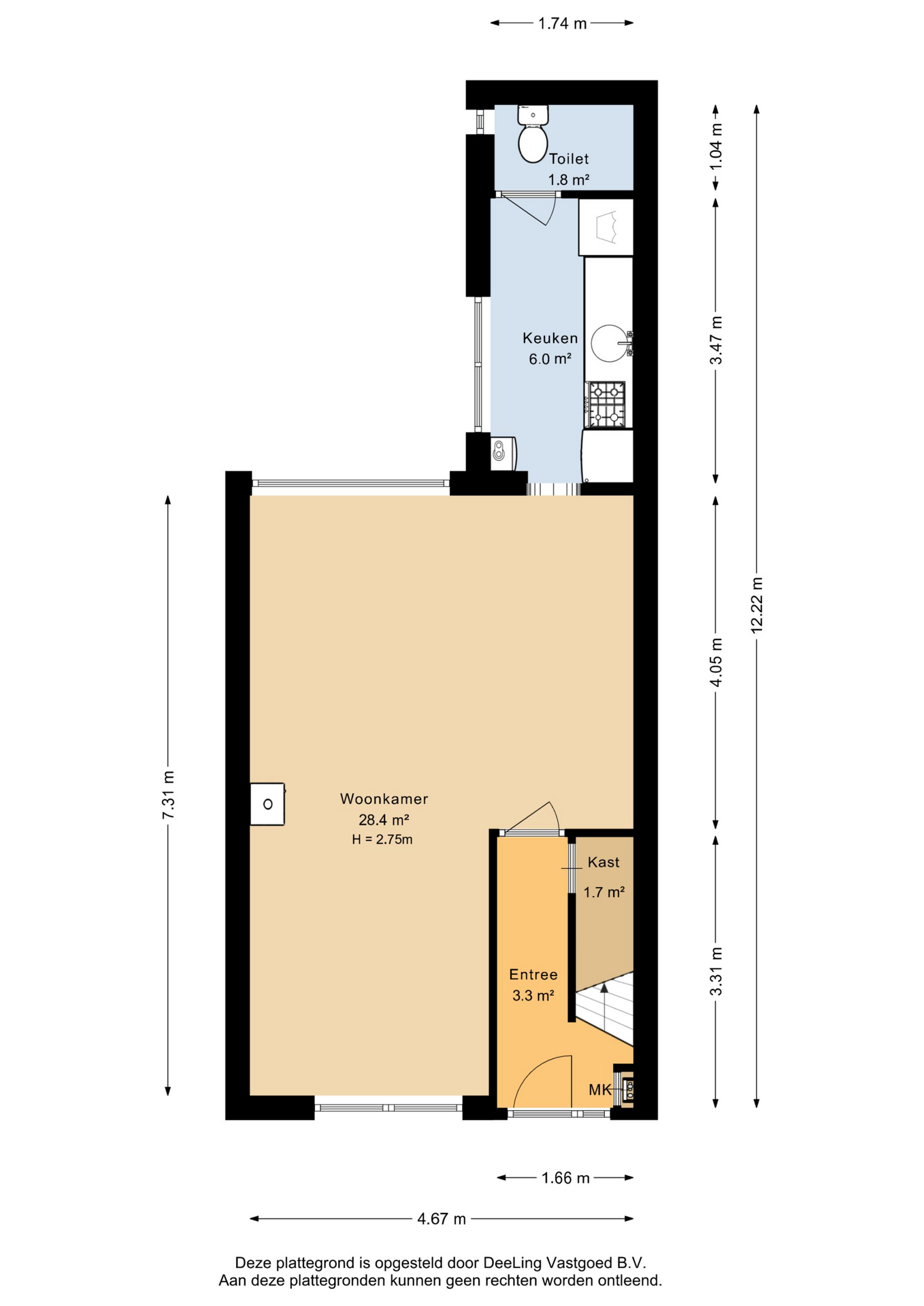 Bernhardus Bumastraat 30 - Plattegronden 1
