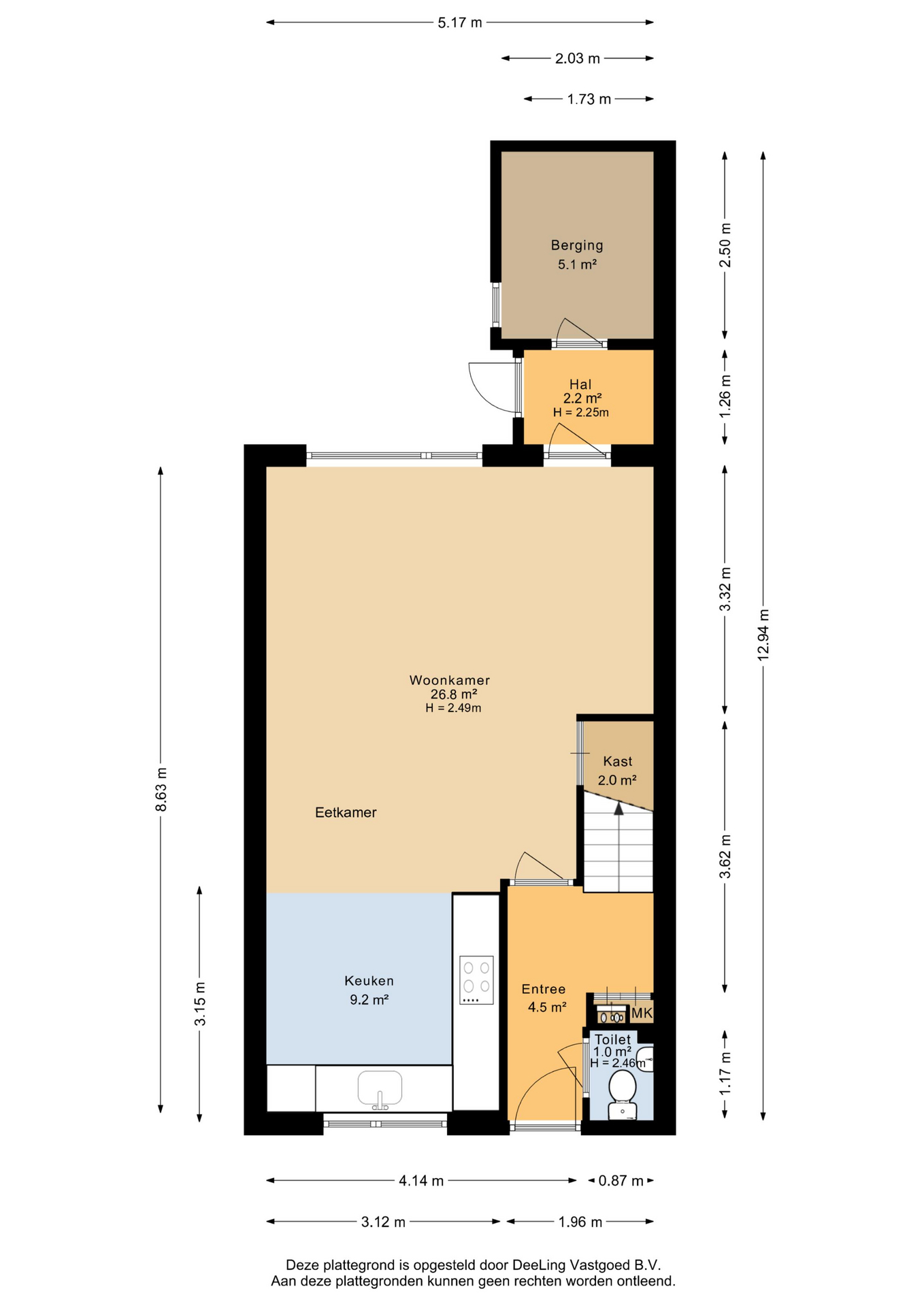 Siebe Schootstrastraat 57 - Plattegronden 1
