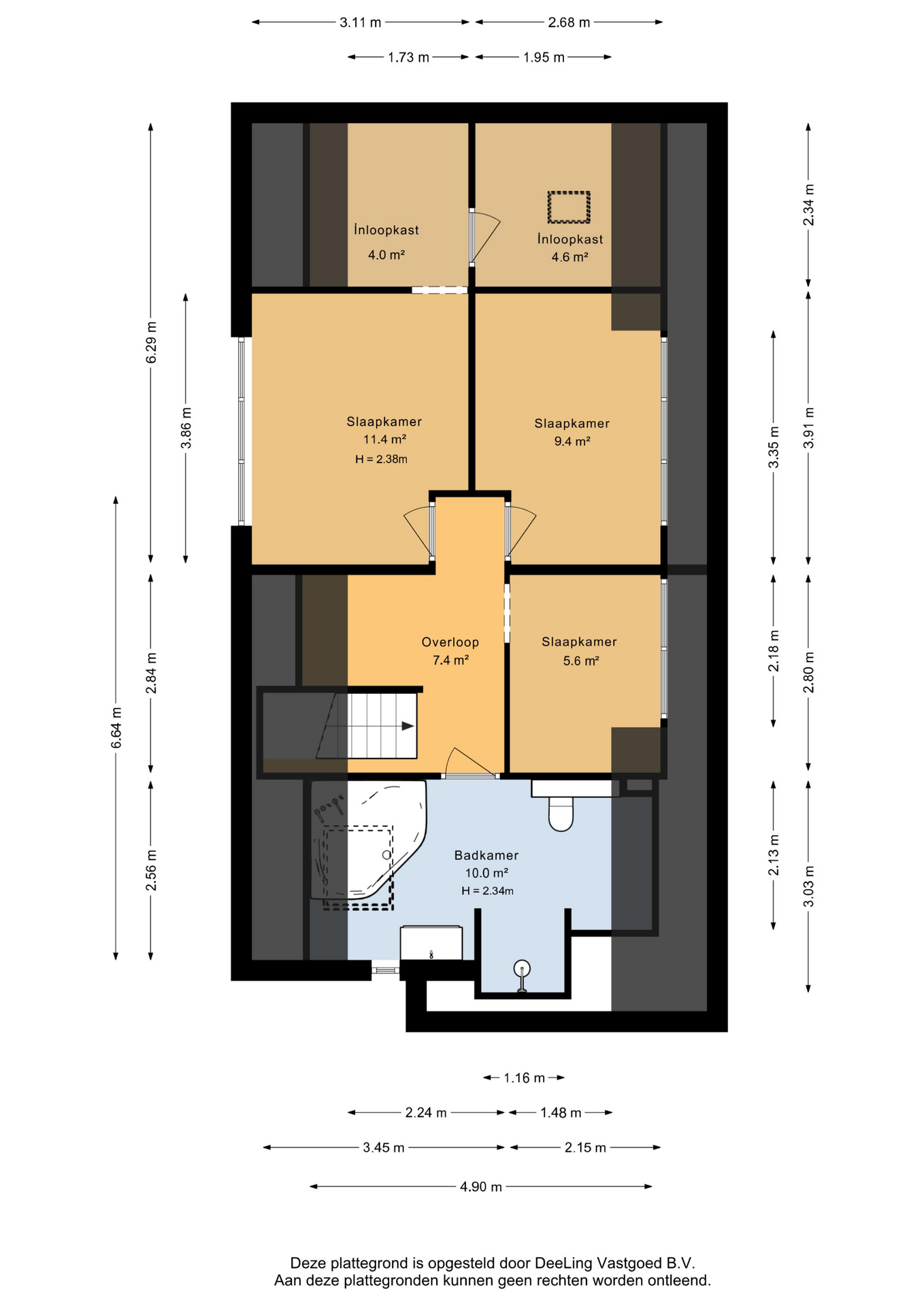 Waling Dykstrastraat 3 - Plans in gallery item 5