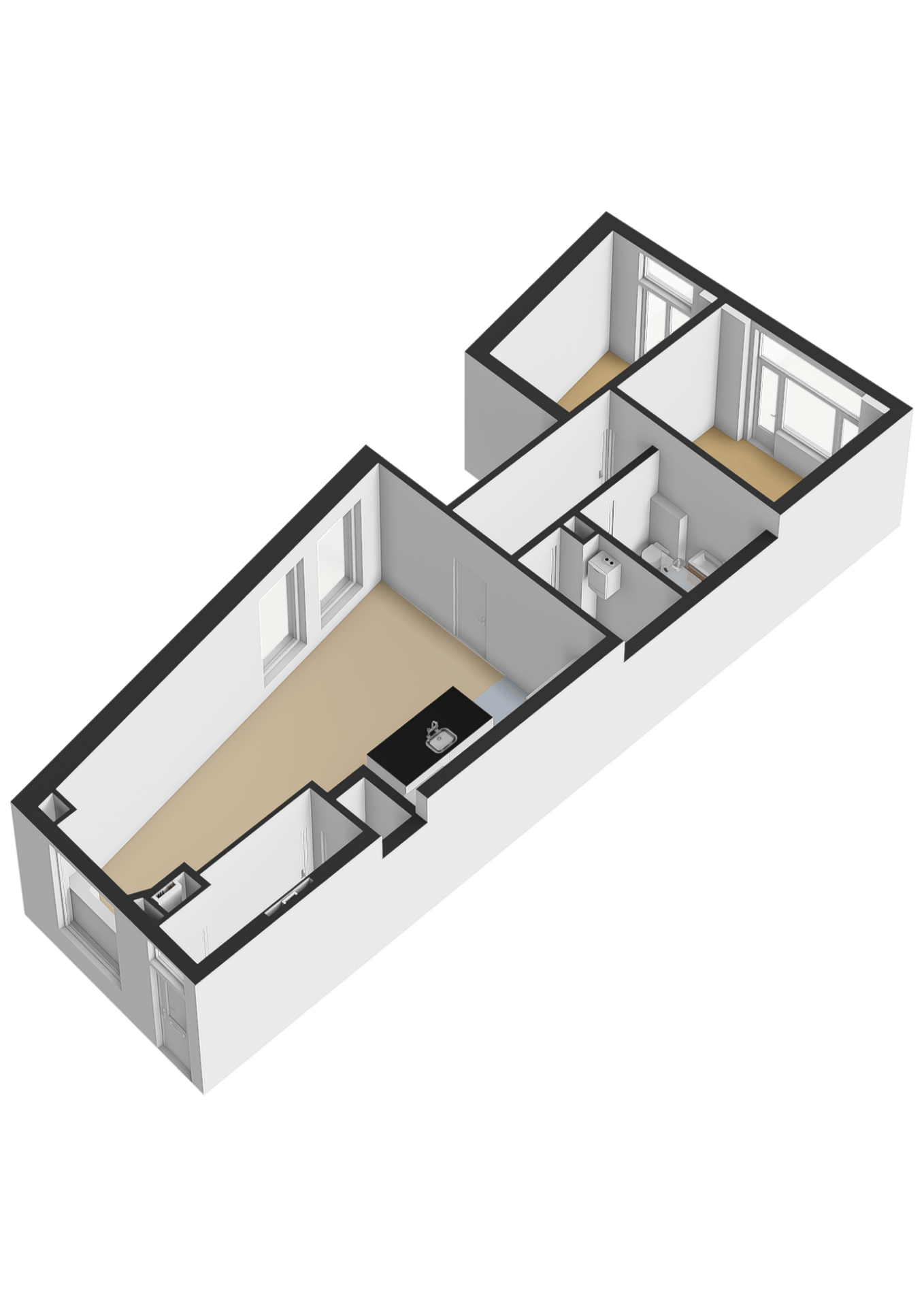 Bagijnestraat 68 - Plattegronden 2