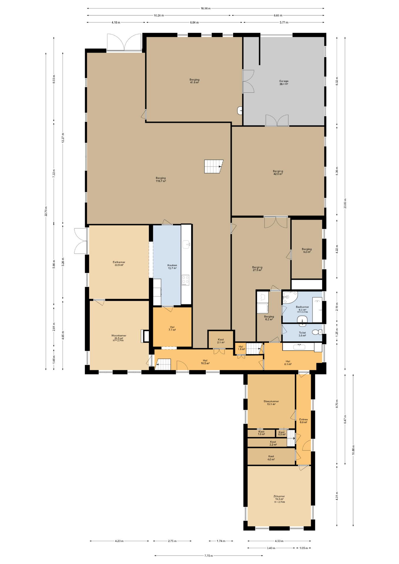 Aengwirderweg 349 - Plattegronden 1