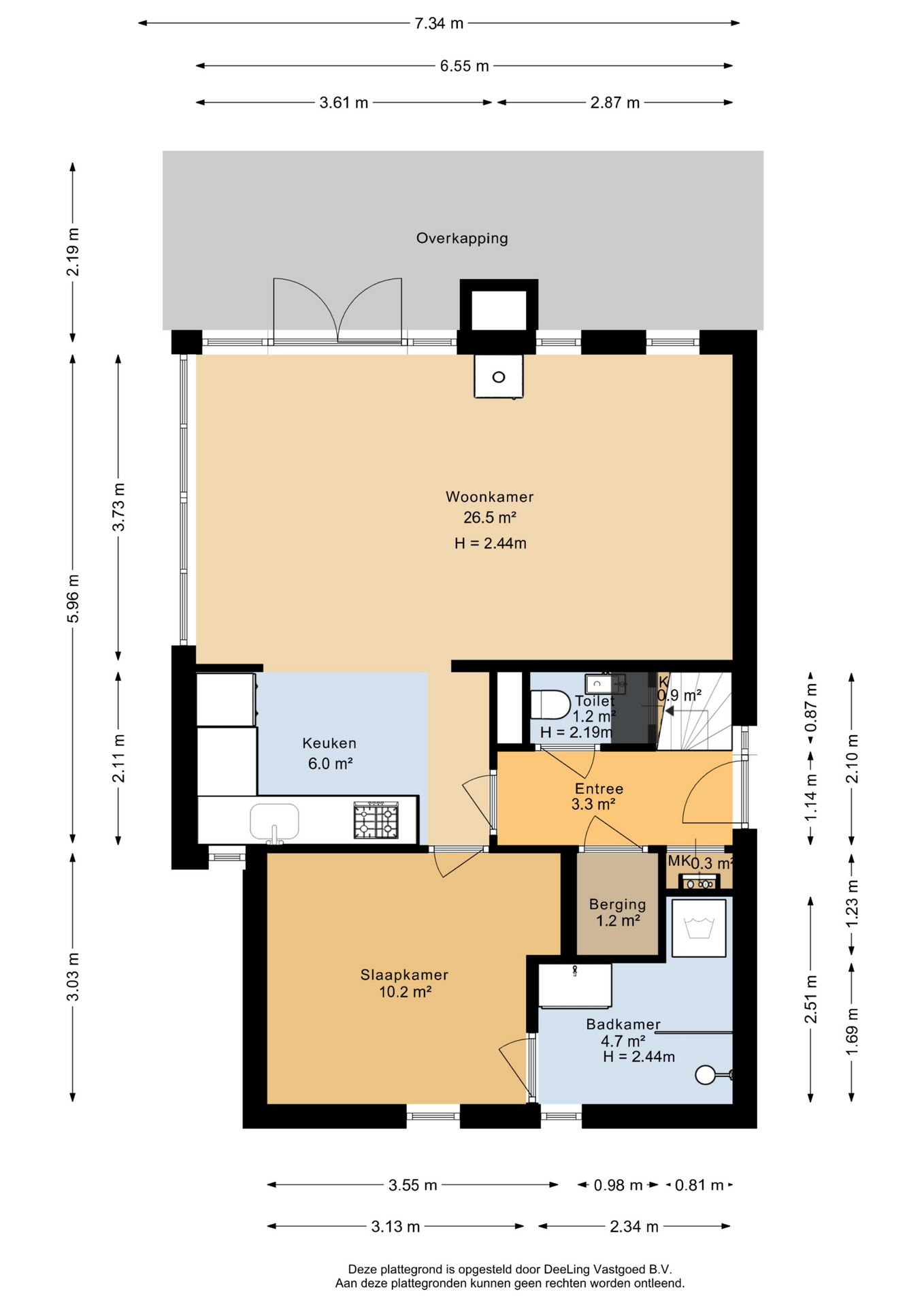 Skûtmakkerspôle 8 W9 - Plattegronden 1